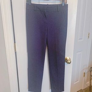 NWOT J Crew Mercantile Navy Blue Dot Pants Size 2